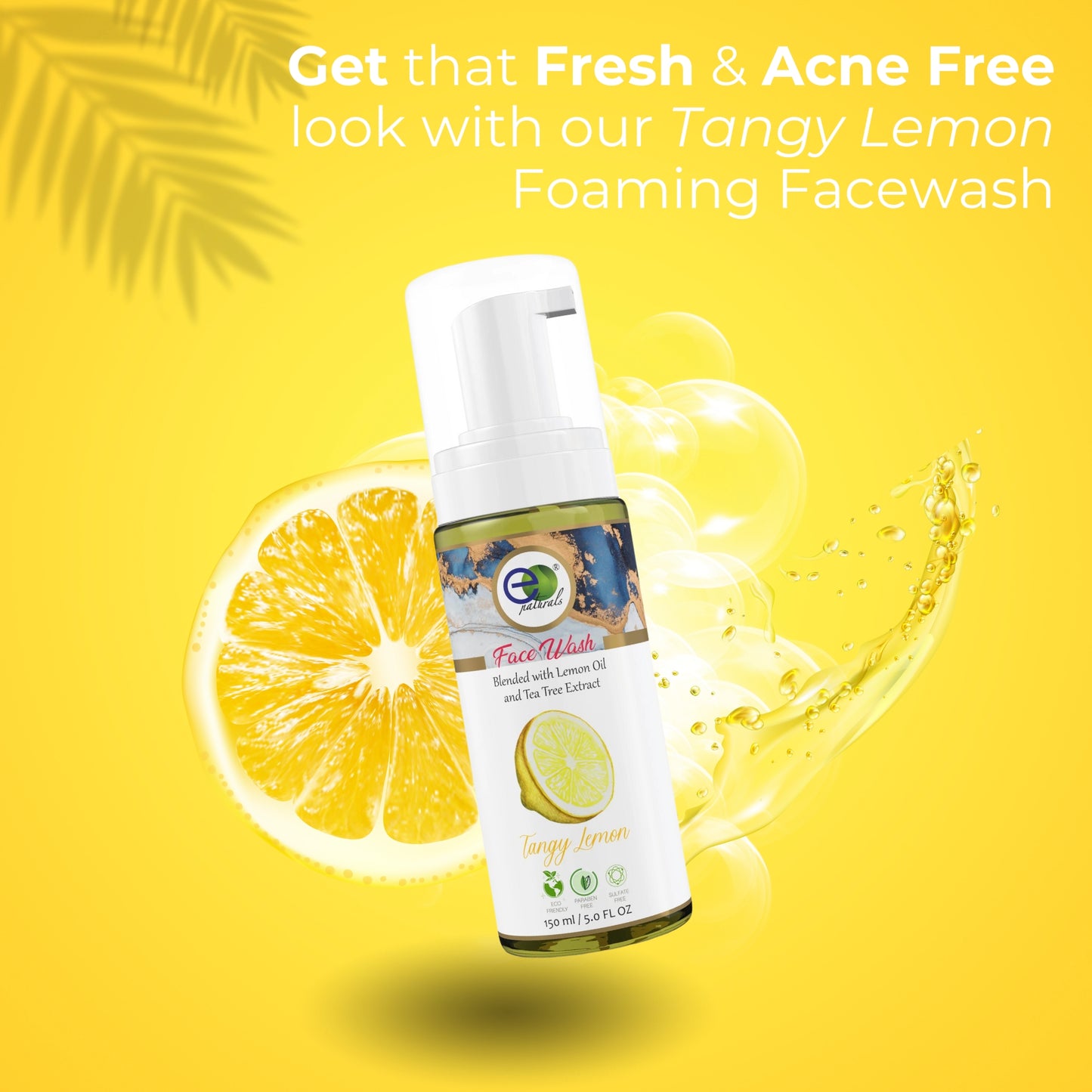 Tangy Lemon Foaming Face Wash-150ml