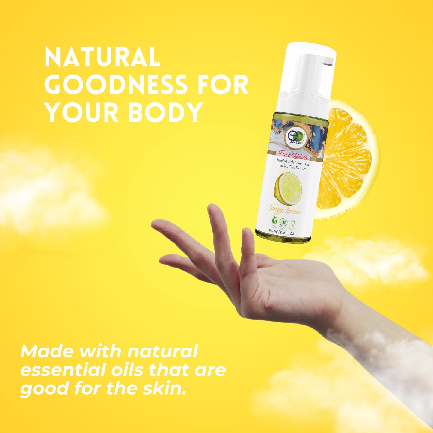 Tangy Lemon Foaming Face Wash-150ml