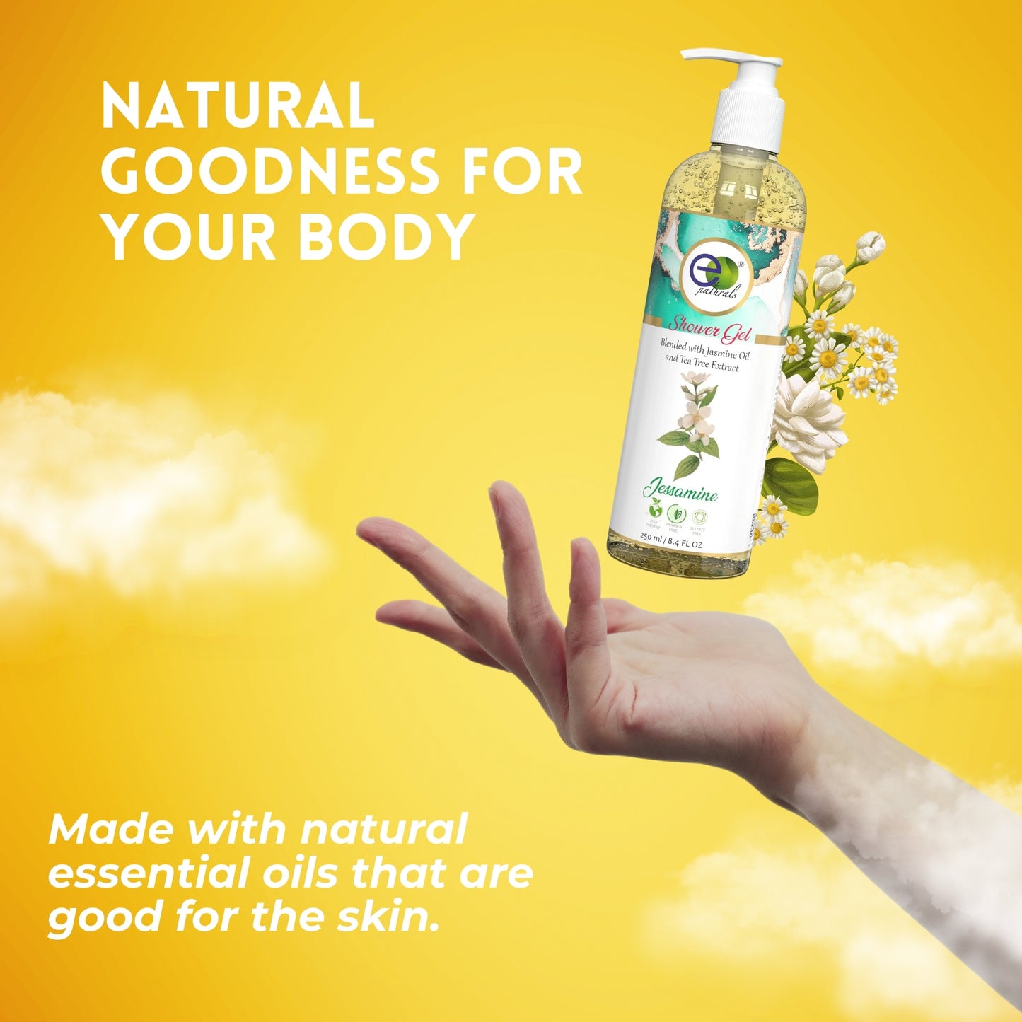 Jessamine Shower Gel with Free Loofah (250ml)