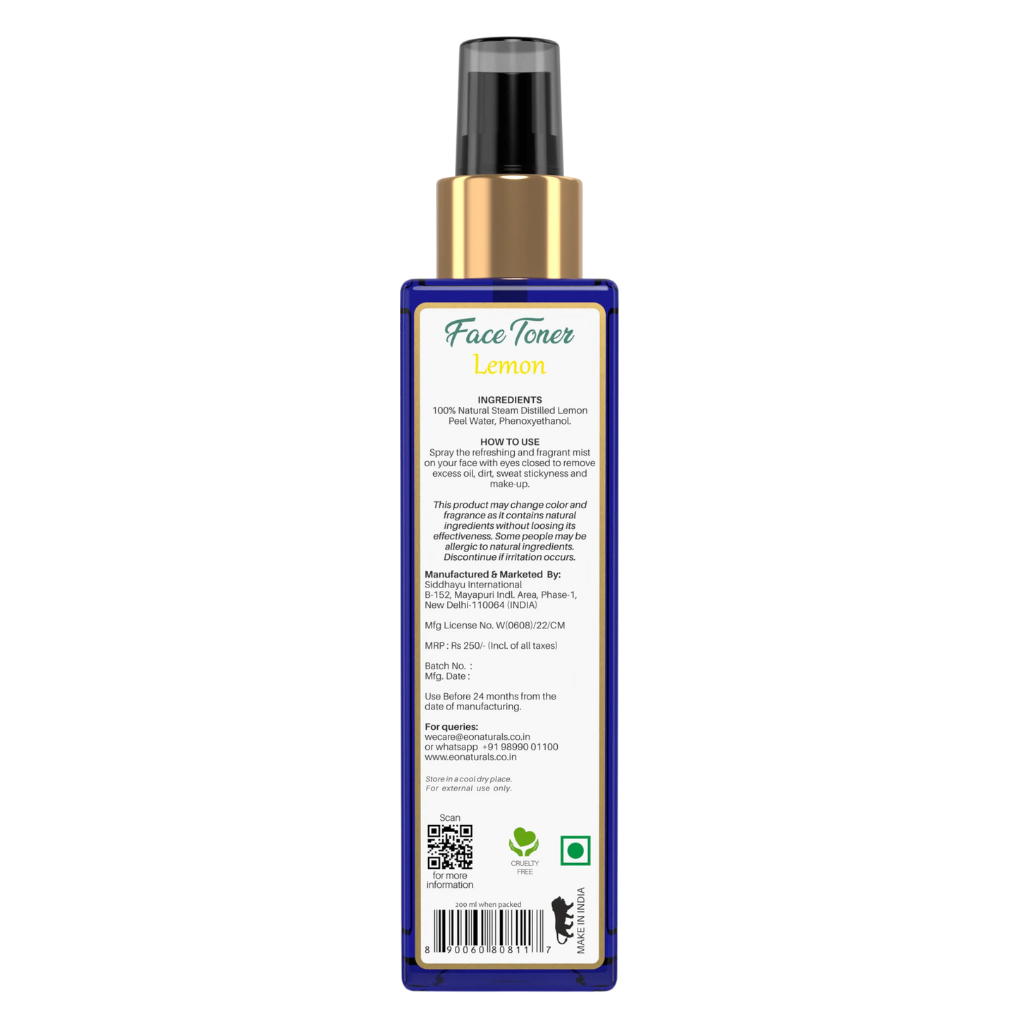 Lemon Face Toner-200ml