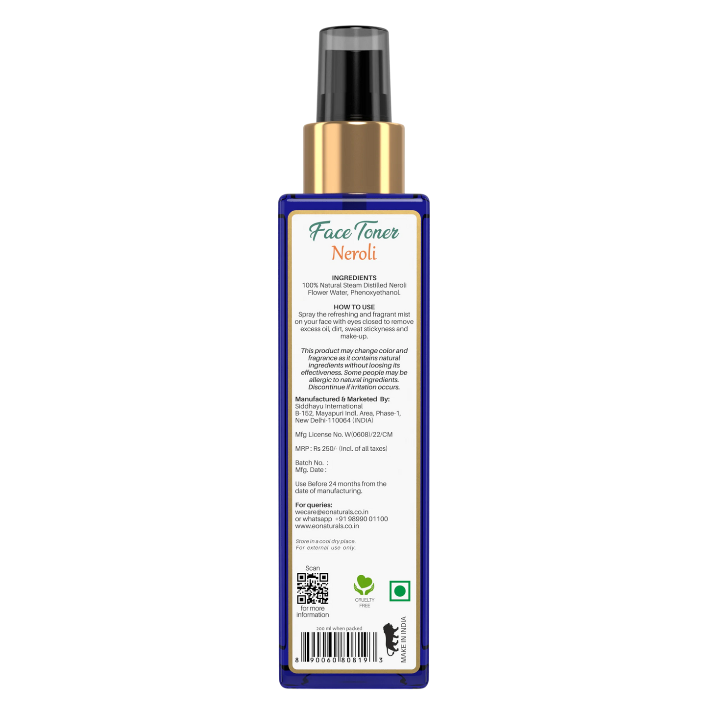 Neroli Face Toner-200ml