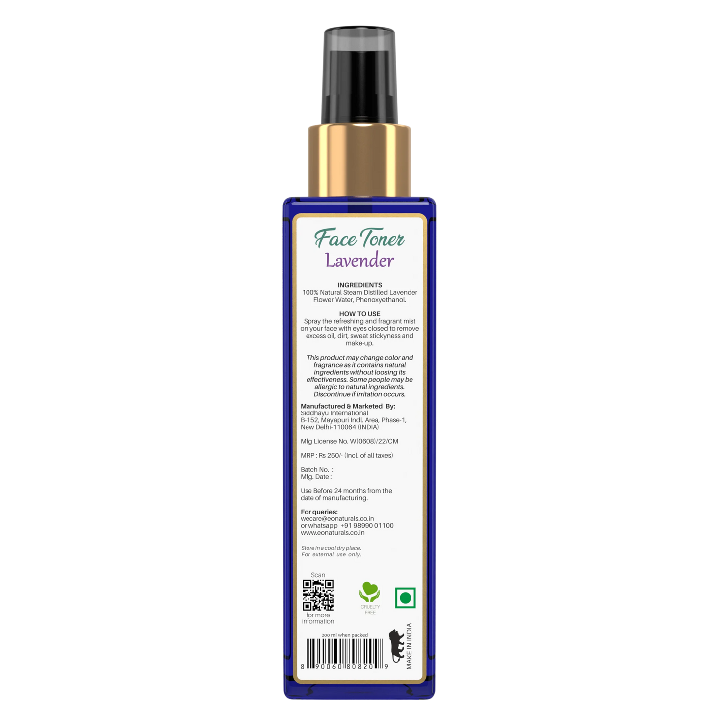 Lavender Face Toner-200ml