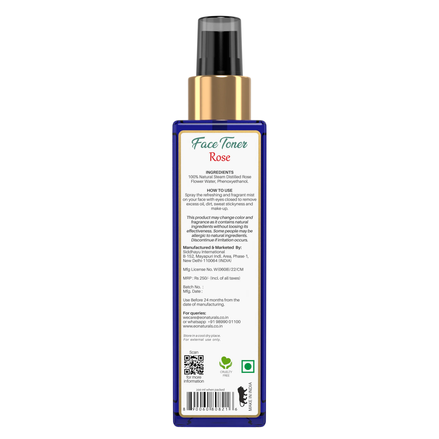 Rose Face Toner-200ml