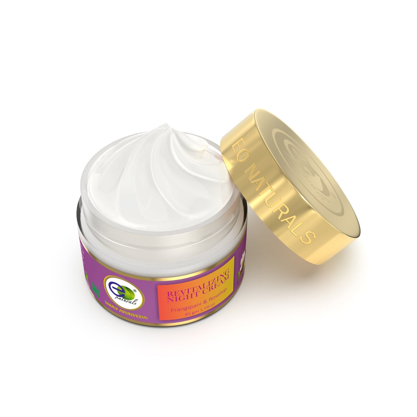 Frangipani & Rosehip Revitalizing Night Cream-45g