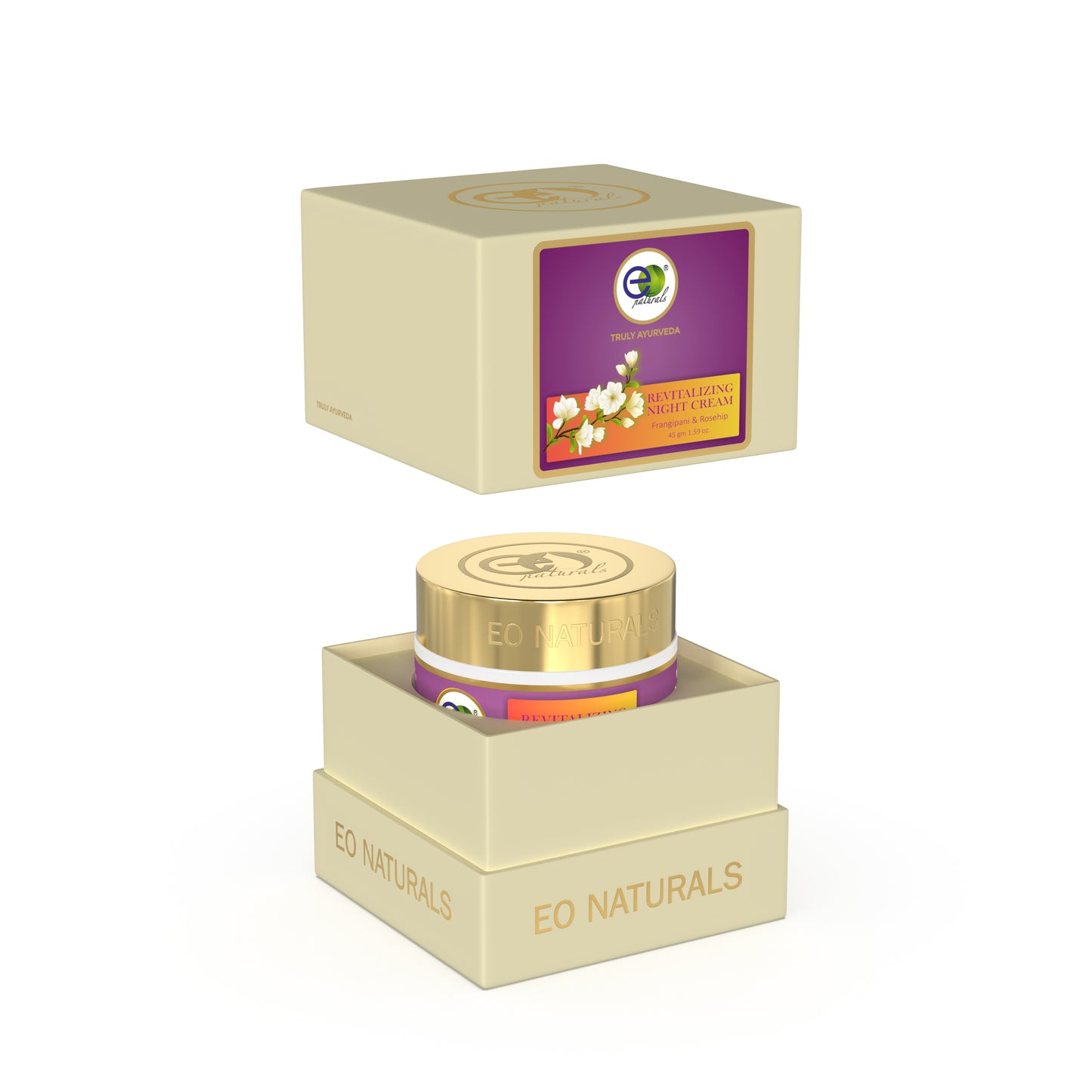 Frangipani & Rosehip Revitalizing Night Cream-45g