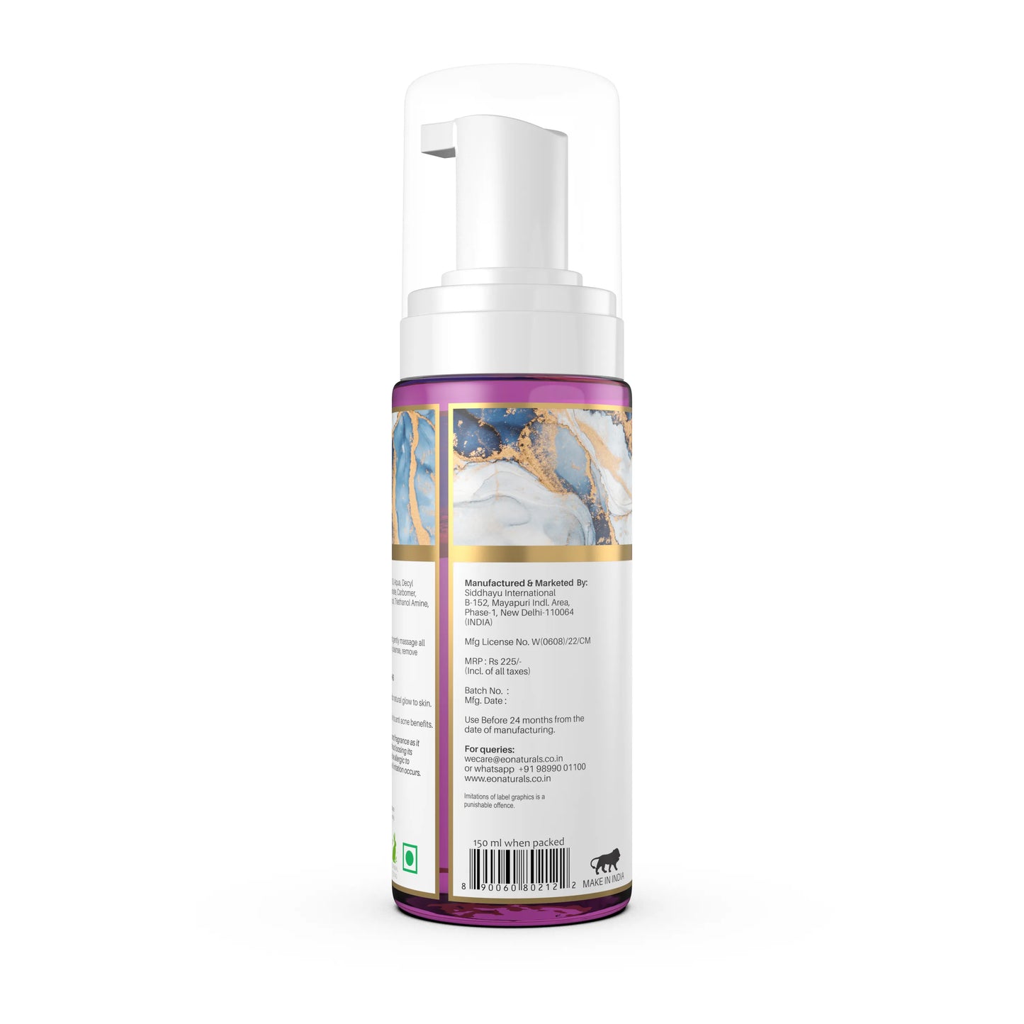 French Lavender Foaming Face Wash-150ml