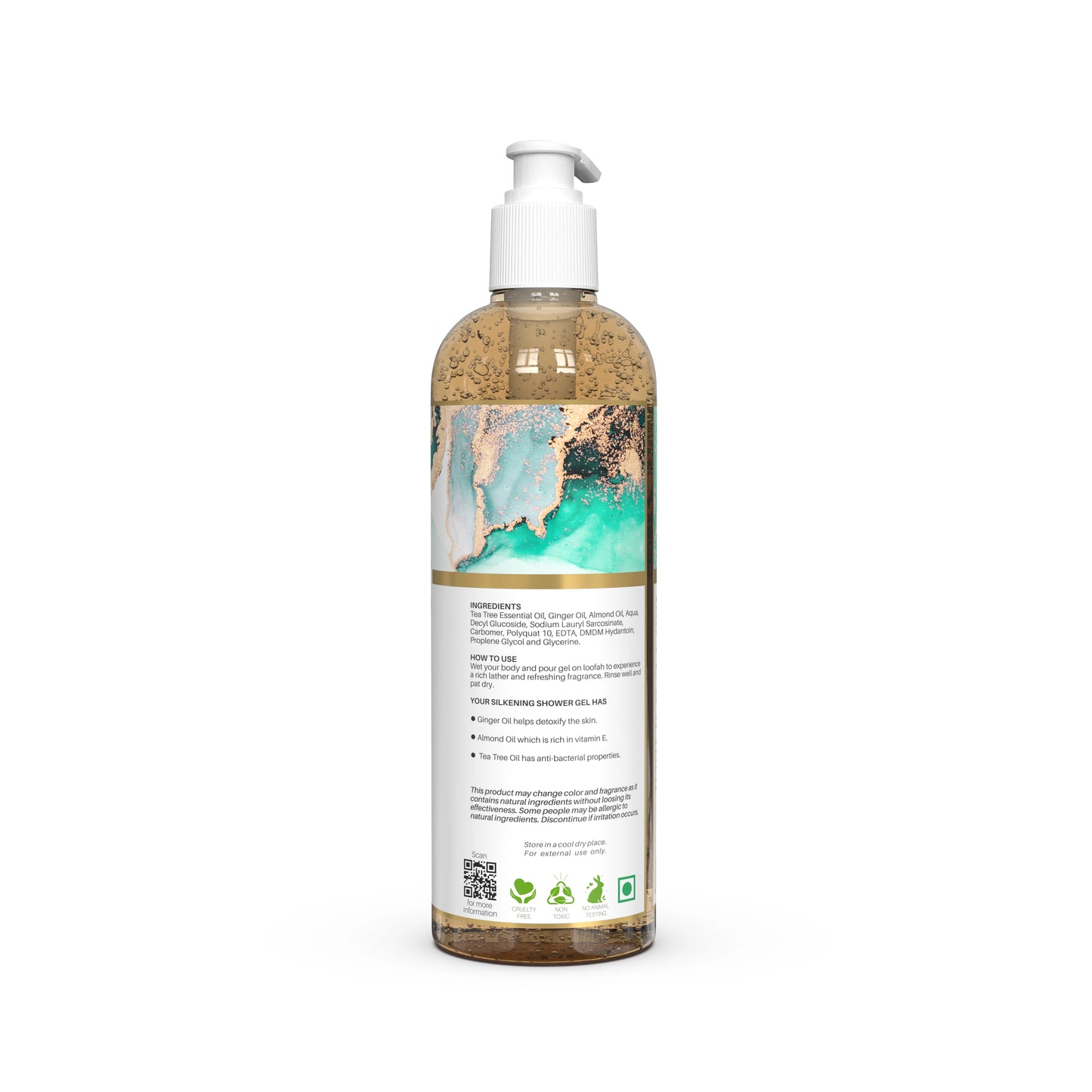 Ginger Snap Shower Gel with Free Loofah (250ml)
