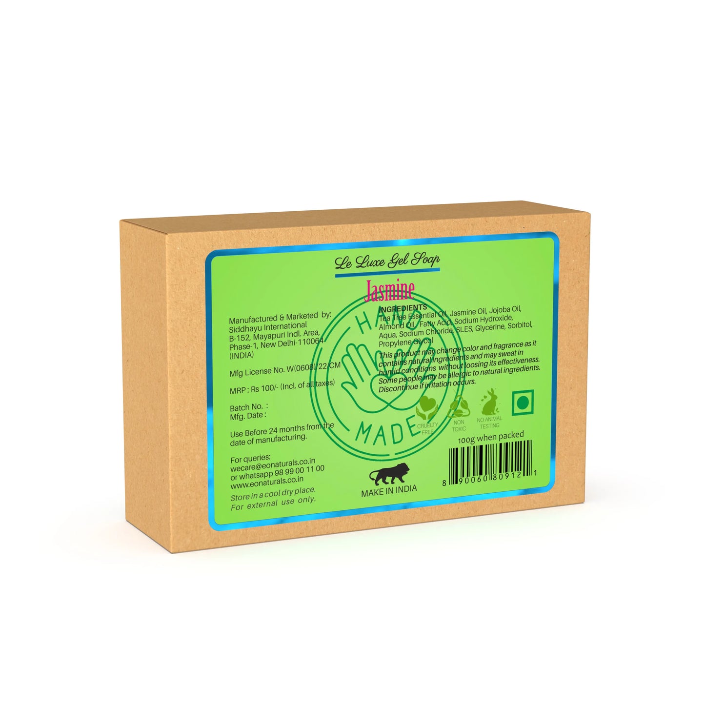 Jasmine Le Luxe Gel Soap (pack of 3)