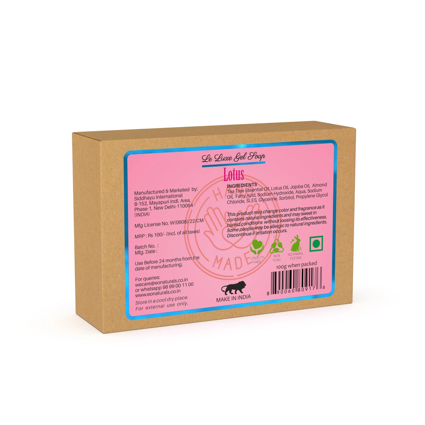 Lotus Le Luxe Gel Soap (pack of 3)