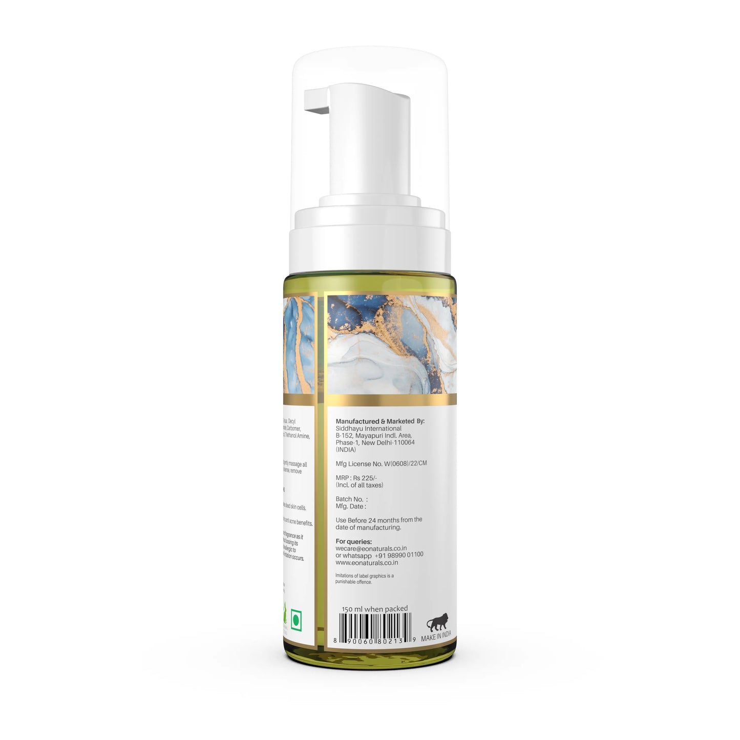 Tangy Lemon Foaming Face Wash-150ml