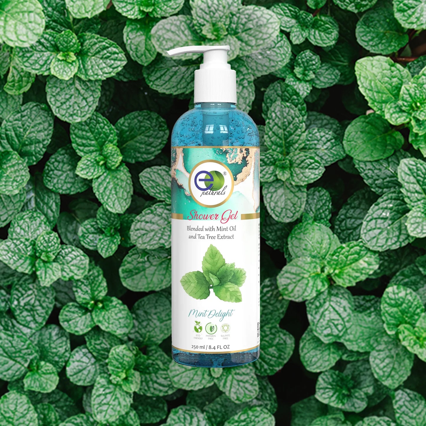 Mint Delight Shower Gel with Free Loofah (250ml)