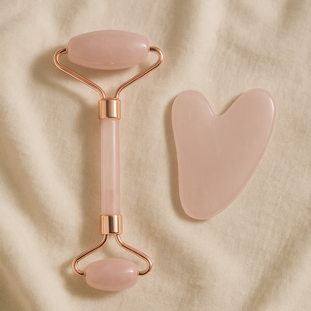 Dual-Action Facial Roller & Gua Sha Set
