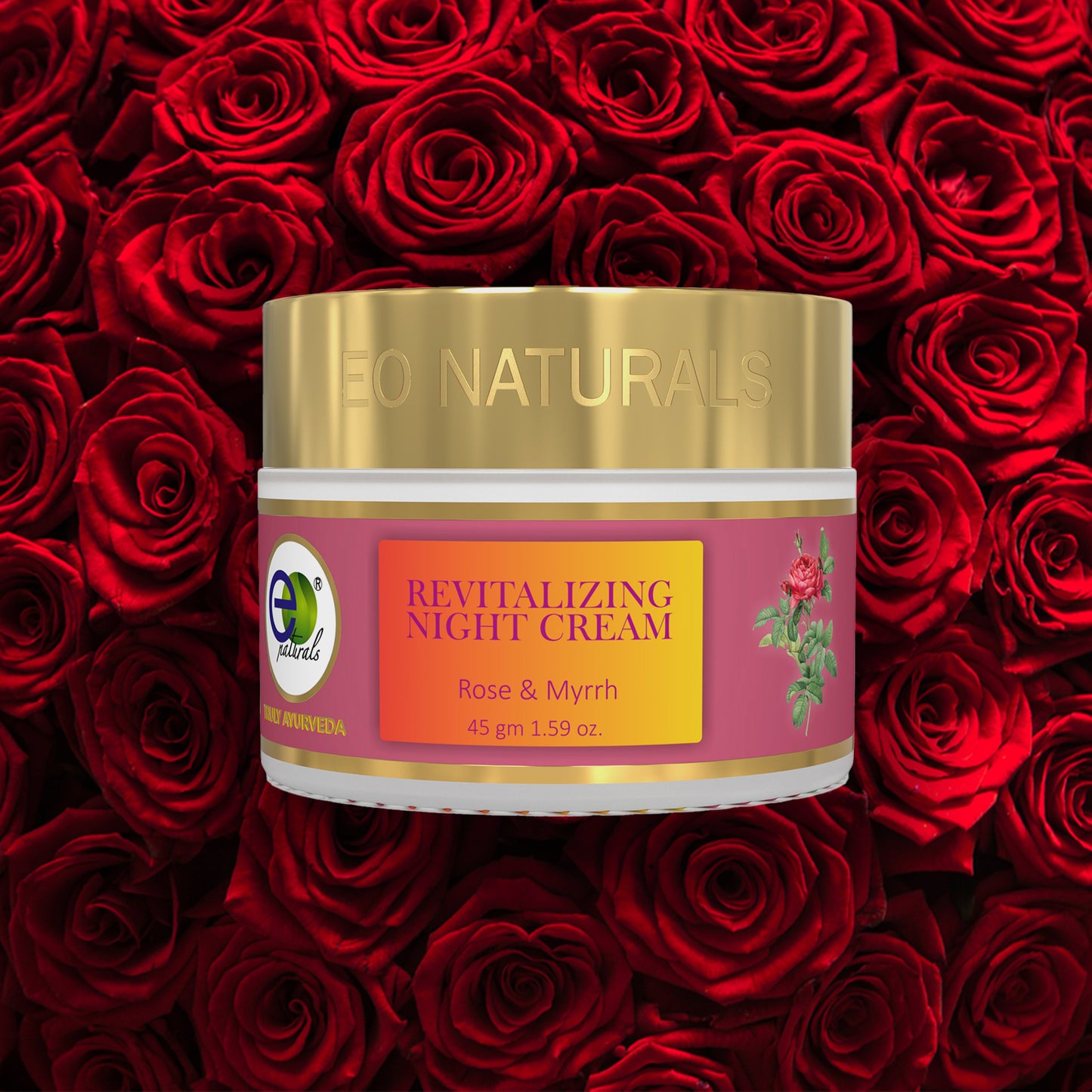 Rose and Myrrh Revitalizing Night Cream-45g