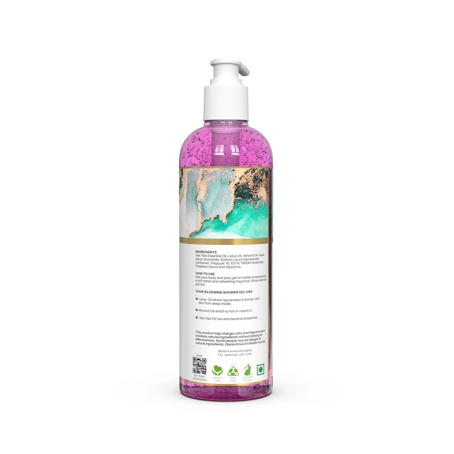 Water Jewel Shower Gel with Free Loofah (250ml)